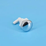 30mm Cover 7mm Twisted Teeth Bow Bubble Chromed Cap PVC Base Hot Tub Air Massage Bathtub Jet Nozzle