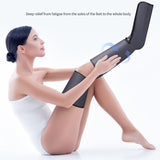 Electric Air Foot and Leg Massager - Circulation Health Care Therapy. Shiatsu Calf and Thigh Compression Massage for Pain Relief.