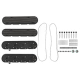 Engine Valve Cover Kit Valve Cover Kit Matte Black with Gaskets  for Car
