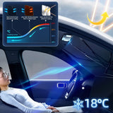 Car Window Sunshade - Sunblock and Sun Shield. Windshield Cover for Inside Car Front Board.