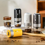 1pc, Electric Coffee Grinder, Adjustable Coffee Bean Grinder, Spice Grinder, One Touch Coffee Mill  Portable Ceramic