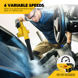Cordless Leaf Brushless Electric Air Blower 6-Speed Up to 180MPH Vacuum Cleaner for 20V Battery (No Battery)