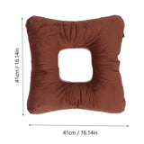 Bed Sore Cushion Brown Detachable Remove Discomfort Reduce Pressure Hemmoroid Butt Cushion Cotton Bed Sore Pillow Cushion