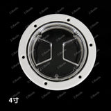 1Transparent cover yachts, 4-inch/6-inch handhole hatch cover, circular deck plate accessories for marine yachts