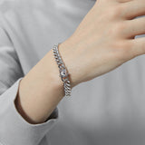 Niche Cuban Mens Couple Bracelet Trend Hip Hop Chain