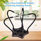 Five-Claw Third Hand Tool with Iron Stand Flexible Arms Helping Hands Soldering Station