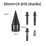 Chop Drill Bit Tool Splitting Cone Log Splitters Breaking hine Wood breaker Firewood chopper