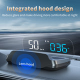 2024 New C7 Mounted HUD Head Up Display Car Beidou Satellite GPS Universal Speedometer Time Compass Auto Accessories