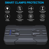 8000mah Car Jump Starter Up to 5.0L Gas or 2.8L 12V 600A Portable Battery for Emergency Power Bank Phone Charging