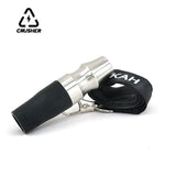 CRUSHER Protable Arab Hookah Mouthpiece Aluminum Alloy Suction Nozzle with Lanyard Water Pipe for Smoking Accessories