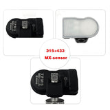 6Pcs Programmable TPMS 315 433MHz Universal 2 in 1 Tire Pressure Sensor System Unlimited Edit Compatible-AUTEL MX