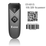 EY-015 Mini Barcode USB Wired/Bluetooth/ 2.4G Wireless 1D 2D Scanner QR PDF417 EAN13 Data Matrix Bar code Reader