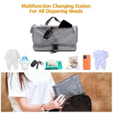 Waterproof Baby Portable With Pocket Travel Changing Station Kit Storaged Diaper Pad New