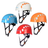 Climbing Helmet Protection with Chin Strap Construction Hardhat for Adults Mens Womens Mountaineering Rappelg Rope Descent