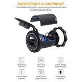 12V/24V 22W Waterproof 4.2A Dual USB Fast Socket Power Outlet Charger with Switch for Car Motorcycle Truck RV Boat