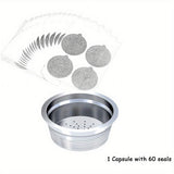 1pc Lavazza Capsule Cup Press Powder Hammer Aluminum Film Set Compatible With Lavazza