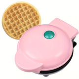 1pc Mini Waffle Maker Machine, Nonstick Waffle Iron For Kids Pancakes, Waffles, Paninis, Breakfast, Lunch, Snack, Household Cooking Machine