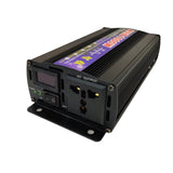 NEW Voltage Converter DC 12V 24V To AC 220V 1000W 2000W Power Pure Sine Wave Car Solar Energy Inverter