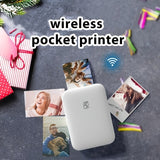 Portable miniature color printer, portable intelligent pocket printer