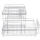 2 Tier Multifunctional Kitchen Drying Dish Rack over Sink Drainer Shelf