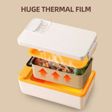 1L Large Capacity Electric Portable Stainless Steel Camping Heated Insulated Lunch Box