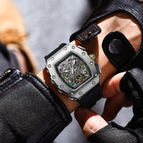 GUANQIN Luxury Automatic Watch Men's Mechanical Watch Bracelet Accessories Richard Style Waterproof Stainless Steel Clock 2023