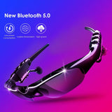 Wireless Bluetooth MP3 Sunglasses Polarized Lenses Music Sunglasses V5.0 Stereo Handfree Headphone for IPhone Samsung Most Smartphone or PC