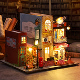 1pc DIY Cabin Book, Three-dimensional Handmade Assembly With Light House Model Toy, Creative Decoration Birthday Gift Valentine's Day Gift，Christmas Gift Decorations