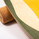 Wooden Balance Board With Bandage Surf Yoga Twisting Fitness Core Workout For Abdominal Waist Leg Muscle Roller