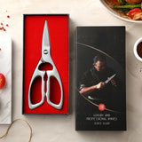 Scissors One Piece 3Cr13 Stainless Forged Steel Powerful Multi-Function Chicken Bone Kitchen Shears