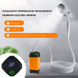 Outdoor Portable Shower Waterproof Electric Pump for Camping Hiking Backpacking Travel Beach Pet