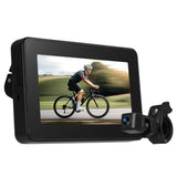 Bicycle Rear View Mirror - Clear Wide Range Back Sight, Rearview Reflector, Adjustable Left Right, 4.3'' Screen, Accessories