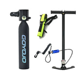 0.5L Mini Scuba Tank Dive Diving Equipment Underwater Breath Device Cyder Oxygen 5-10 Minutes C Set