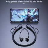 Wireless Bluetooth 5.0 Earphones Sports Running Headset  with LED Digital Display Support TF Card Noise Reduction Headphones