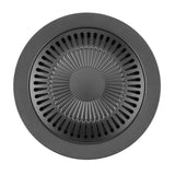 Portable Korean Barbecue Tray Outdoor Smokeless Barbecue Grill Nonstick Pan Portable Non-Stick Round Pan Cassette Oven Grill Pan