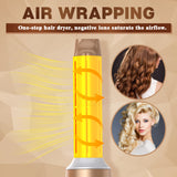 New Hot Air Brush 7 in 1 Flat Iron Hot Air Pick Electric Comb One Step Hair Dryer Fast Hair Straightener Brush
