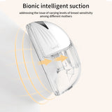 Wearable Pump Hands Free Electric Breast Pumps Comfort Milk Collector Lightweight with LED Display 4 Modes & 12 Levels