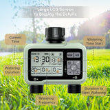 High-Quality Irrigation Timer - 2 Outlets, Digital, Waterproof, Programmable