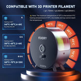 FIXDRY NT1 3D Printer Dryer Box 1Kg Filament Storage Dehydrator 360°Hot-air Heating Temperature 45℃-70℃ Timing Function