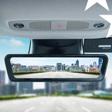 8.2-inch LCD 170-degree wide-angle dual-lens rearview mirror car driving recorder