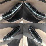 For Ford Focus 3 4 2009-2017 Car Door Interior Armrest Window Panel Carbon Fiber Decorative Sticker 4Pcs