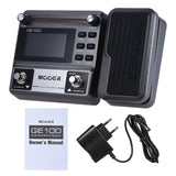 MOOER GE100 Guitar Multi-effects Processor Effect Pedal with Loop Recording(180 Seconds) Tuning Tap Tempo Rhythm Setting Scale