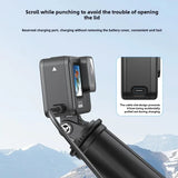 Ulanzi for GoPro 13 12 11 10 9 8 Plastic Cover Black Door Chargeable Battery Lid Action Camera Accessories Tool