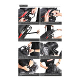 Rearseat 45L Large Capacity Universal Riding Rear Motorcycle Tools Storage Bag