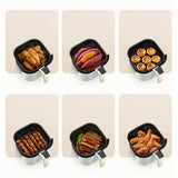 Compact Temperature Control Cooker Electric Hot Oven Air Fryer Basket for Bakes Crisps Reheats Roasts Kitchen