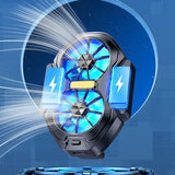 Silent Adjustable Fan Rechargeable Wireless Mobile Phone Radiator with Semi-conductor Heat Dissipation for Universal