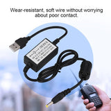 YAESU Walkie Talkie Charging Cable USB Power Supply for VX-5R/VX-6R/VX-7R/VX-8R/8DR/8GR/FT-1DR Battery Charger