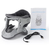 Electric Heating Stretcher Medical Support Traction Brace Collar Heat Treatment Massager Neck Correction Repair