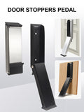 Pedal Kick Down Stop Seldhesive Holder No Drilg Door Stoppers Stainless Steel Anti-Slip Doorstop