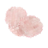 Jadestone Eye Pad Reduce Stress Rose Quartz Jadestone Sleep Eye Pad Pink for Eye Skin for Puffiness